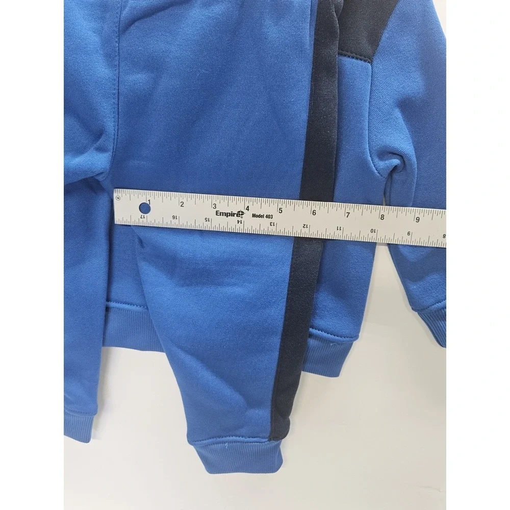 DKNY 18 M, Set Of 3, Blue Pull Over Hoodie/Blue Pants/ Crew Neck White T Shirt - Picture 10 of 12